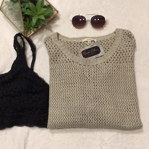 Tops - NEW Boutique Open Knit Sweater